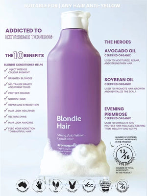 Aromaganic Blondie Hair Anti-Yellow Conditioner 450ml