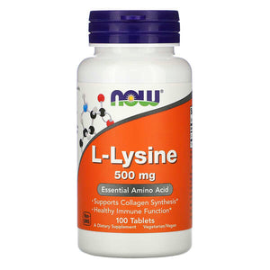 NOW L-Lysine 500mg 100tabs