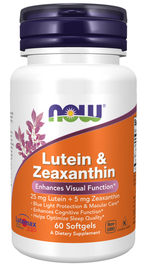 NOW Lutein & Zeaxanthin 60's softgels