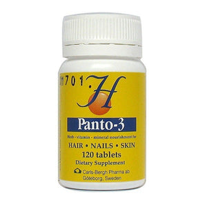 Panto-3, Hair Nails Skin 120 Tablets