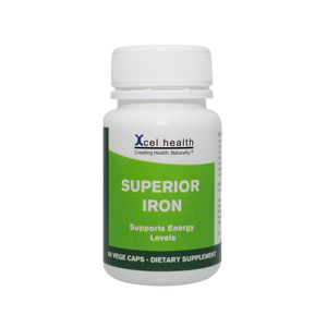 Xcel Health Superior Iron 30 Vege Capsules
