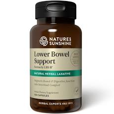 Natures Sunshine Lower Bowel Support (Formerly LBS II) 100 Capsules