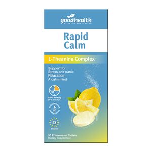 Good Health Rapid Calm Effervescent 30's Lemon