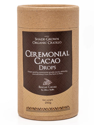 Seleno Health Organic Ceremonial Cacao Paste Drops 250g