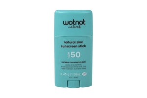 Wotnot Natural Zinc Sunscreen Stick SPF50 45g