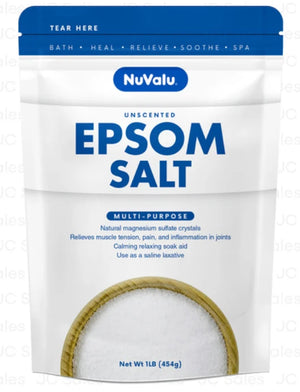 NuValu Epsom Salt (Unscented) 454g