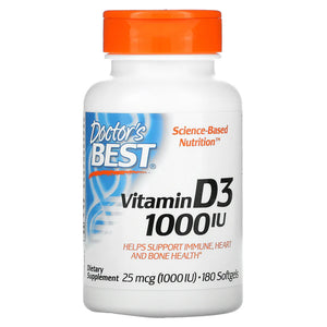 *Dr's Best Vitamin D3 1000iu 180's