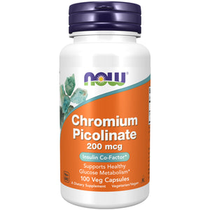 Now Chromium Picolinate 200mcg 100's