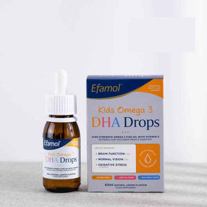 Efamol Kids Omega 3 DHA Drops 60ml (Lemon Flovour)