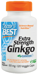 Dr's Best Extra Strength Ginkgo 120mg 120caps