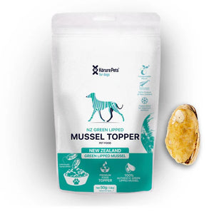 Korure Pets Dog Premium NZ Omega-3 Mussel Toppers 50g