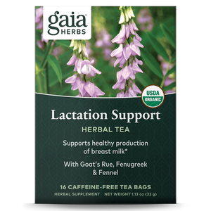 Gaia Herbs Lactation Support Tea 16 Tea Bags