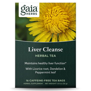 Gaia Herbs Liver Cleanse Tea 16 Tea Bags