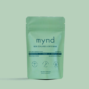 mynd NZ Lions Mane Capsules 60's