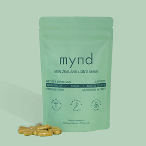 Mynd NZ Lions Mane Mushrooms 120's