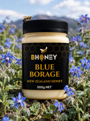 BHONEY Blue Borage NZ Honey 500g