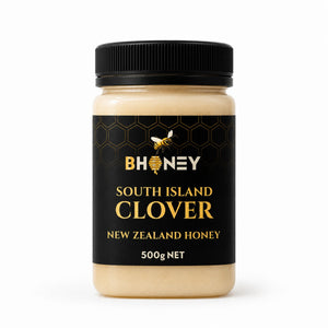 BHONEY (South Island) Clover NZ Honey 500g