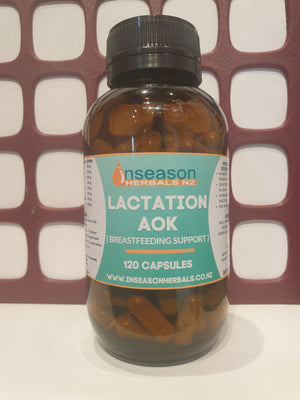 Inseason Herbals Lactation AOK 120 Capsules