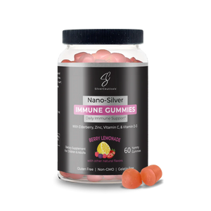 SilverCeuticals Nano-Silver Immune Gummies 60's (Berry Lemonade)