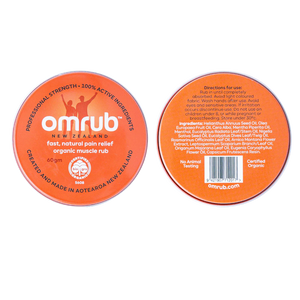 Omrub organic muscle rub 60g