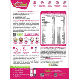 Vita Diet Wild Strawberry 810g (18 Serves)