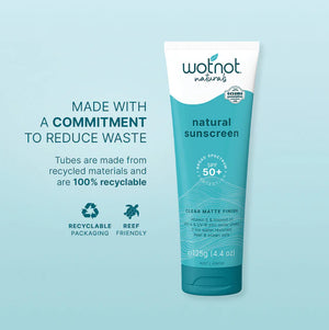 Wotnot Natural Sunscreen SPF50+ 125g