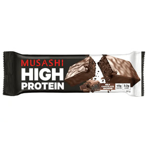 Musashi High Protein Milk Chocolate Brownie Bar 90g (45g Protein)