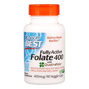 Best Fully Active Folate 400mcg 90vc