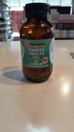 Inseason Herbals Cardio Health 120caps