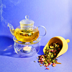 Magic T Blends Glass Teapot & Warmer Set