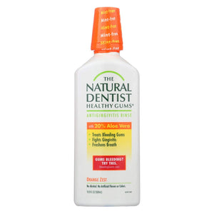The Natural Dentist Antigingivitis Rinse OrangeZest Rinse 500ml