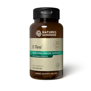 Natures Sunshine E-TEA 100 caps