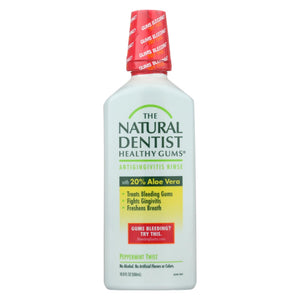 The Natural Dentist Antigingivitus Peppermint Rinse 500ml