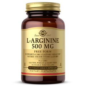 *Solgar L- Arginine 500mg 100caps