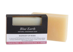 Blue Earth Rhapsody of Roses Soap 85g Twin Pack