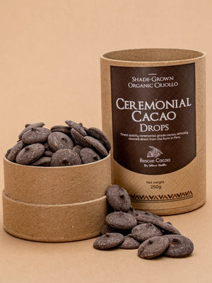 Seleno Health Organic Ceremonial Cacao Paste Drops 250g