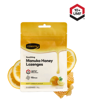 Comvita Manuka Lemon Honey 12 Lozenges
