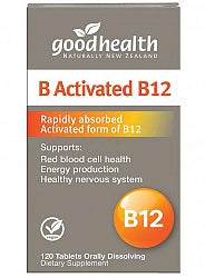 *Good Health B Activated B12 120 Tablets