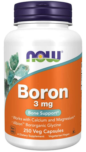 NOW Foods Boron 250 Vege Capsules