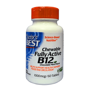 Dr's Best Fully Active B12 1000mcg 60 Chewable Tablets