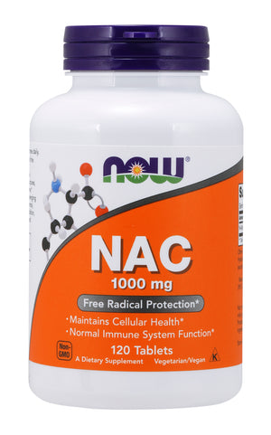 NOW NAC 1000mg 120 Tablets