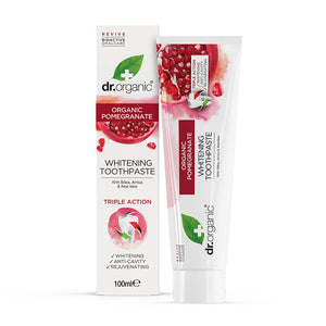 Dr Organic Pomegranate Whitening Toothpaste 100ml