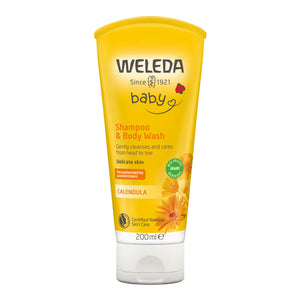 Weleda Calendula Baby Shampoo & BodyWash 200ml